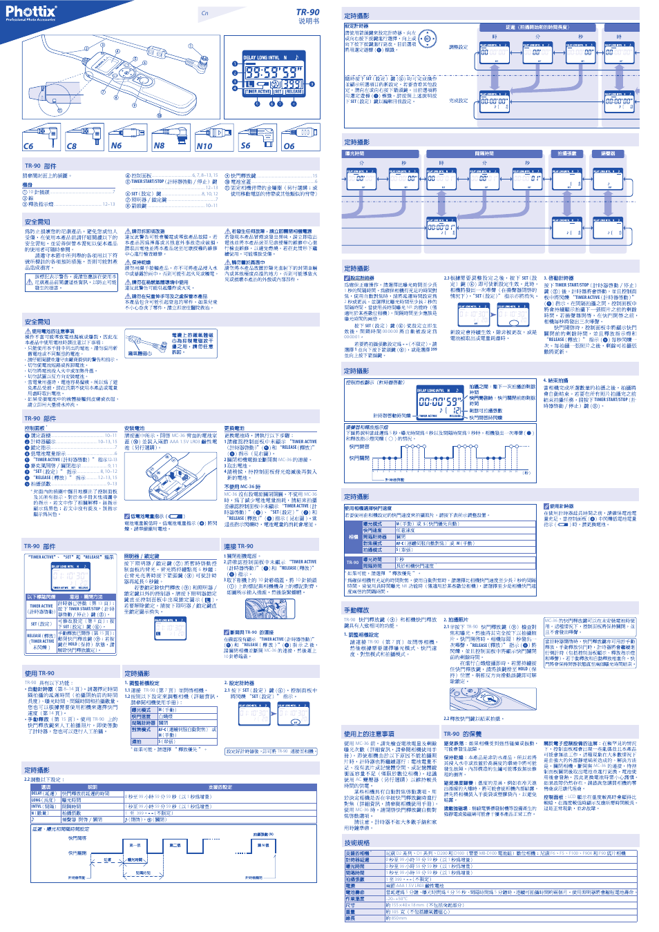 Tr-90 | Phottix TR-90 User Manual | Page 4 / 4