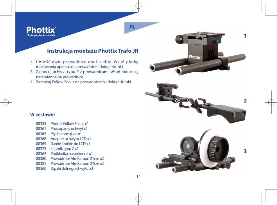 Pl instrukcja montażu phottix trafo jr 3 2 1 | Phottix Trafo Junior User Manual | Page 15 / 26