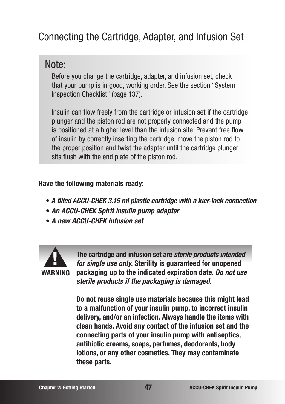 Accu-Chek insulin pump User Manual | Page 48 / 200