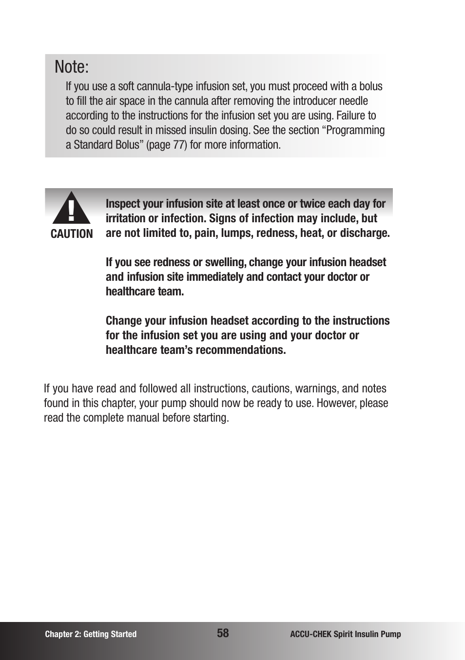 Accu-Chek insulin pump User Manual | Page 59 / 200