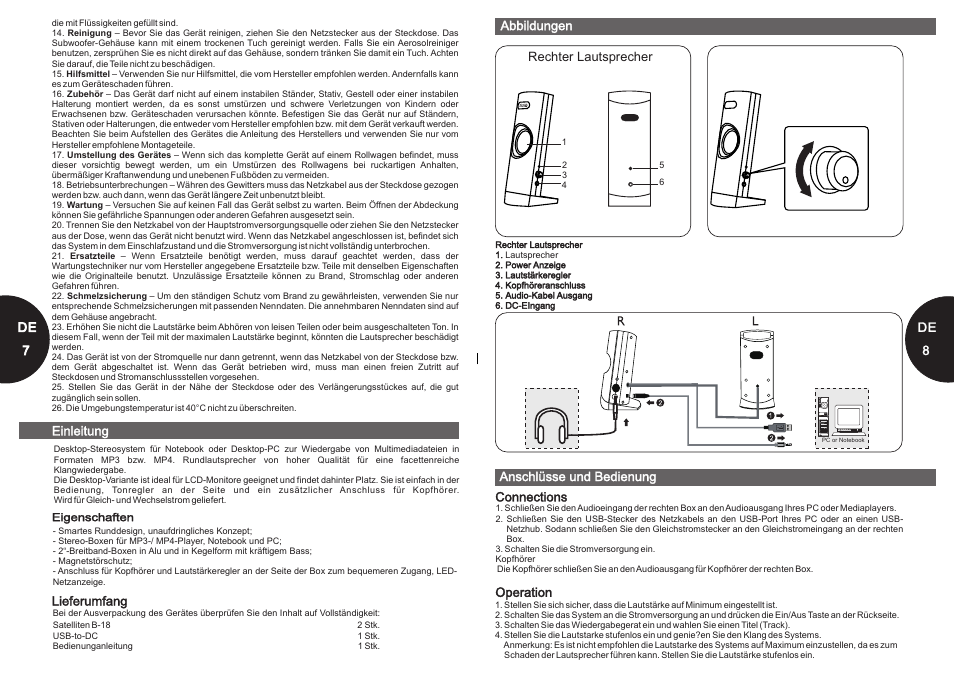Microlab B 18 User Manual | Page 5 / 10