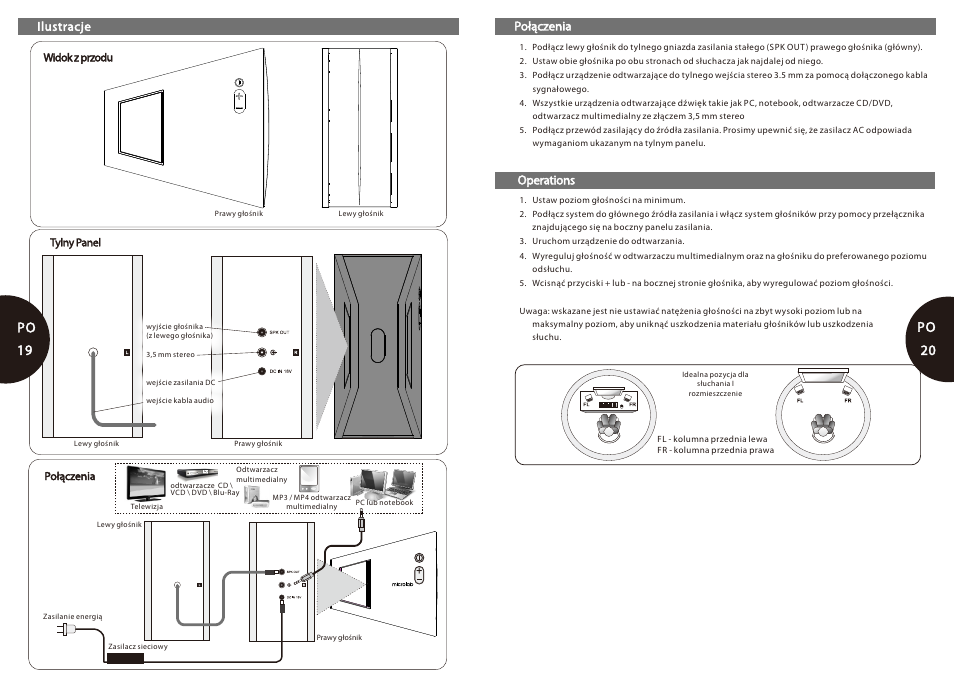 Po 19-20, Po 19 20 po | Microlab FC 10 User Manual | Page 11 / 17