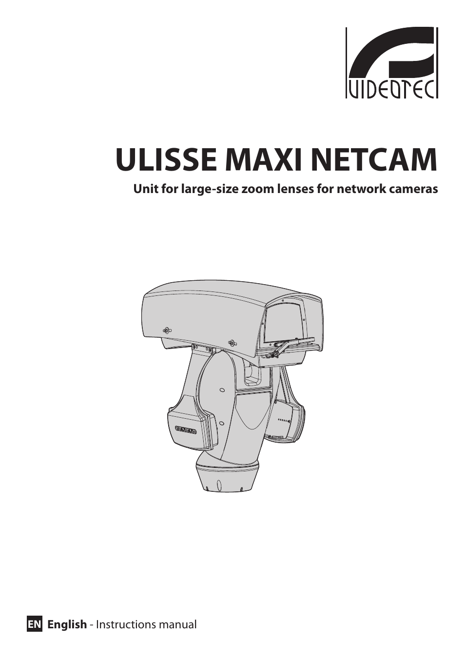 English, Ulisse maxi netcam | Videotec ULISSE MAXI NETCAM User Manual | Page 3 / 180