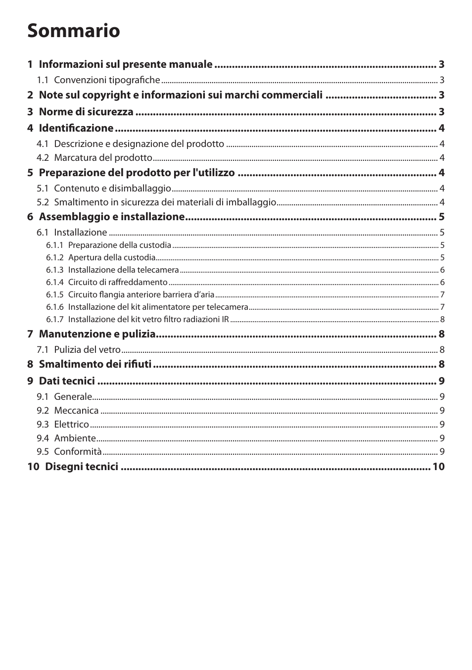 Videotec NXW User Manual | Page 14 / 44