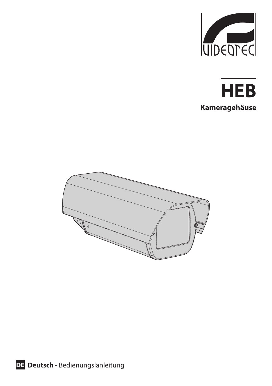 Deutsch | Videotec HEB User Manual | Page 27 / 36