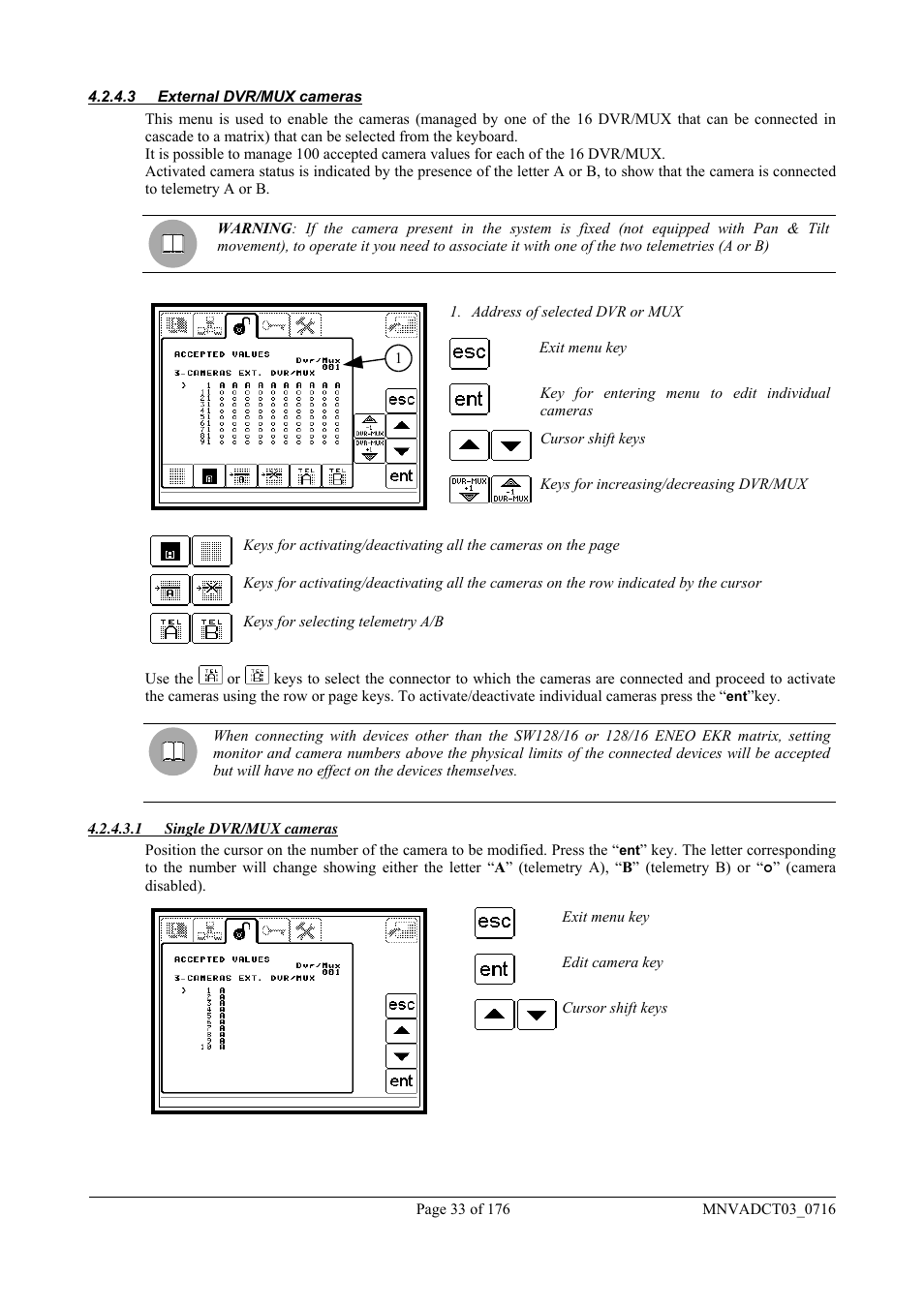Videotec DCT User Manual | Page 35 / 182