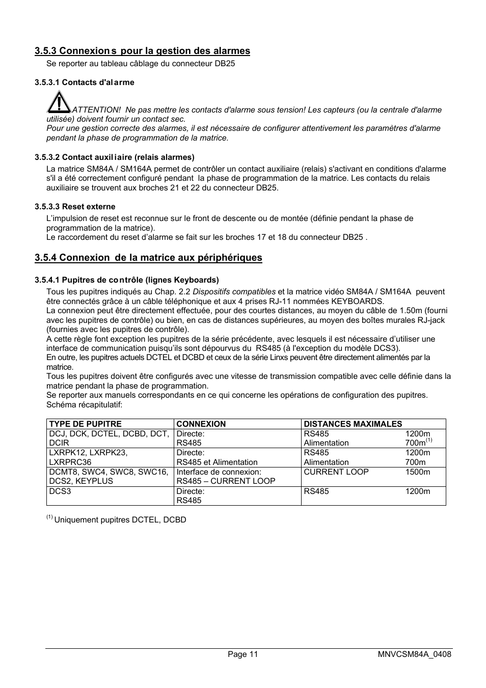 Videotec SM164B User Manual | Page 87 / 150