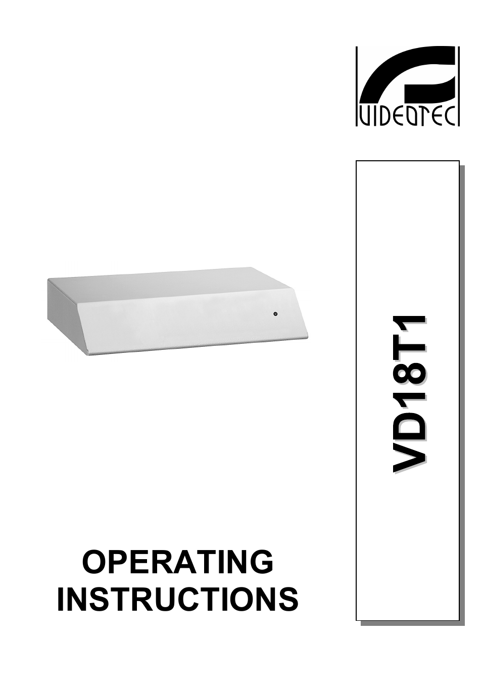 English | Videotec VD18T1 User Manual | Page 11 / 36