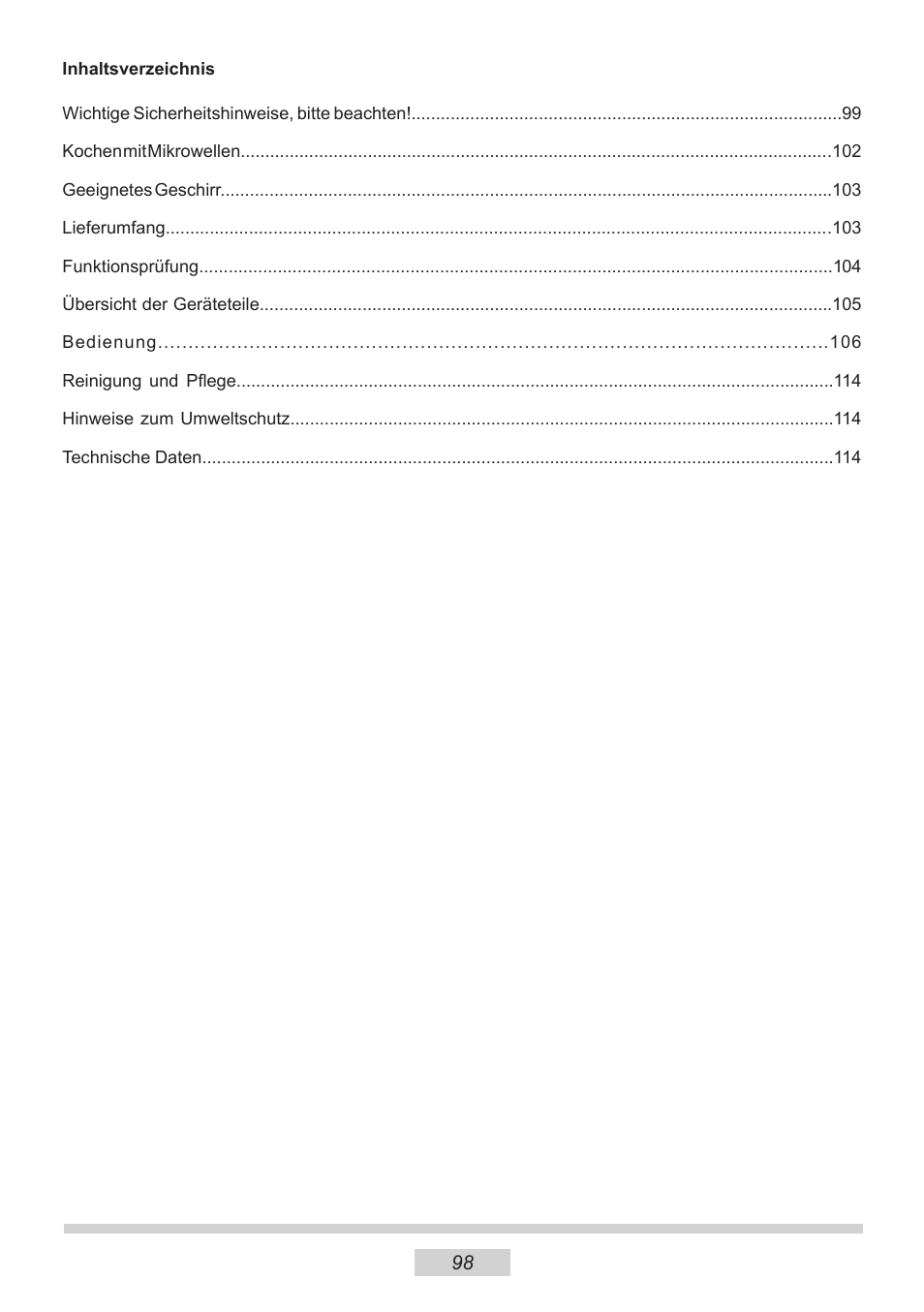 AMICA EMW 13180 E DE User Manual | Page 98 / 116