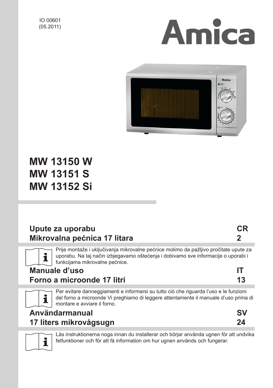 Mw_13150_w_bda_cr_it_sv_1310.pdf | AMICA MW 13150 W DE User Manual | Page 97 / 132