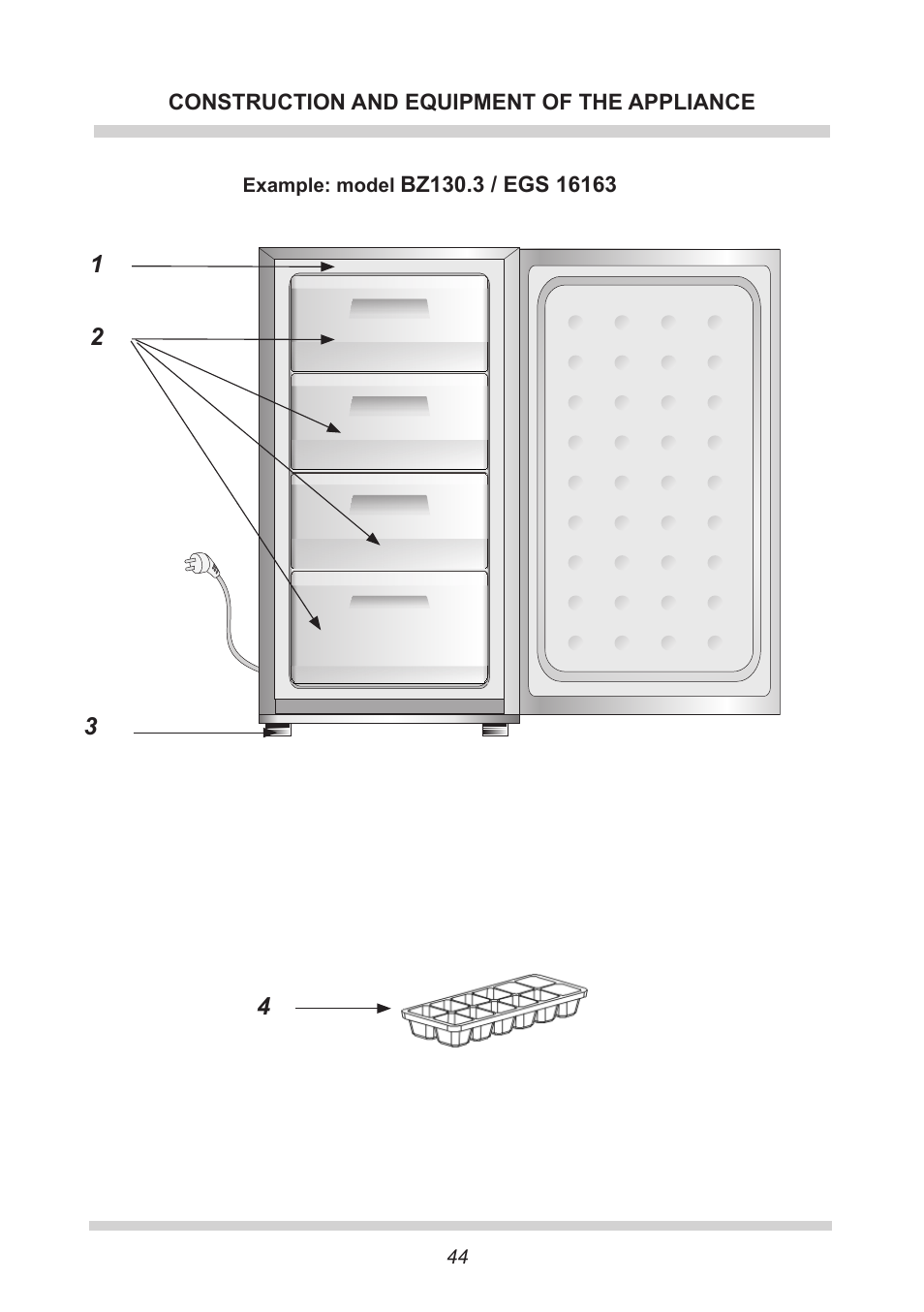 AMICA EGS 16163 DE User Manual | Page 44 / 164