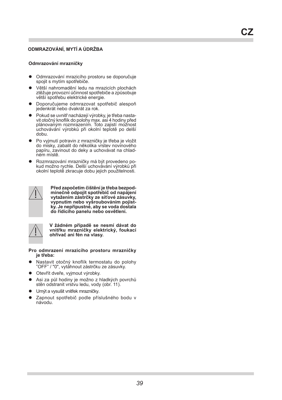 AMICA GS 15424 W DE User Manual | Page 39 / 60