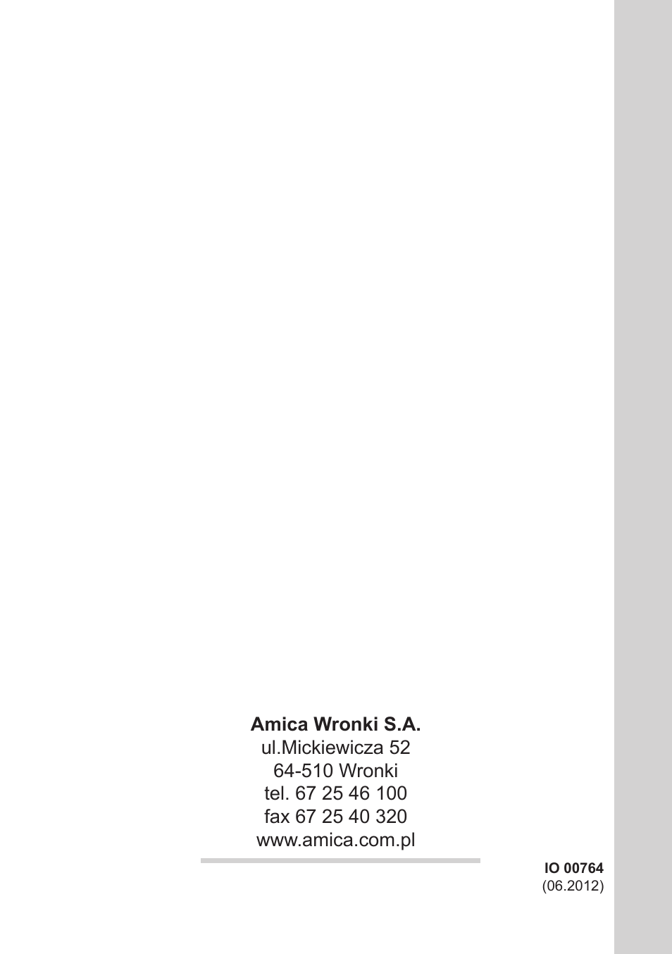 AMICA GS 15424 W DE User Manual | Page 60 / 60