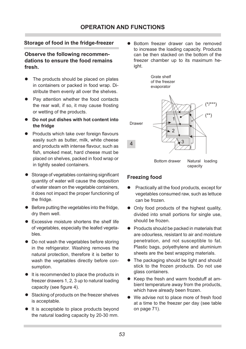 Operation and functions | AMICA EKGC 16167 DE User Manual | Page 53 / 172
