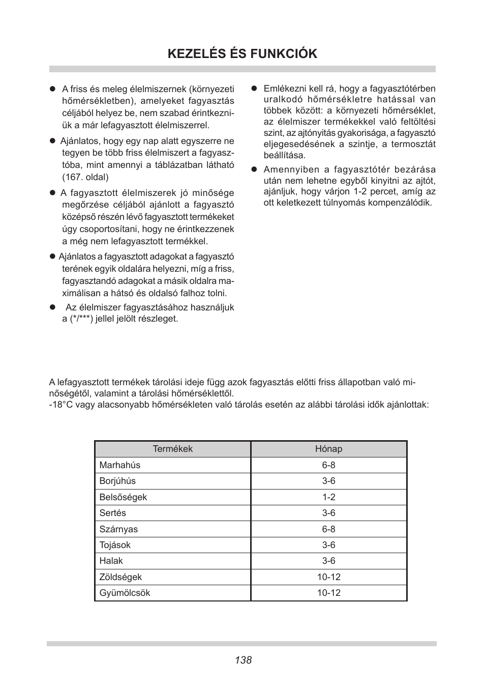 Kezelés és funkciók | AMICA EKGC 16166 DE User Manual | Page 138 / 172