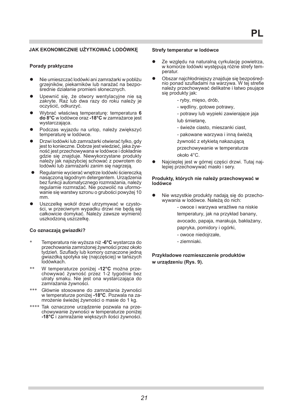 AMICA FK265.3 S AA / KGC 15416 Si User Manual | Page 21 / 76