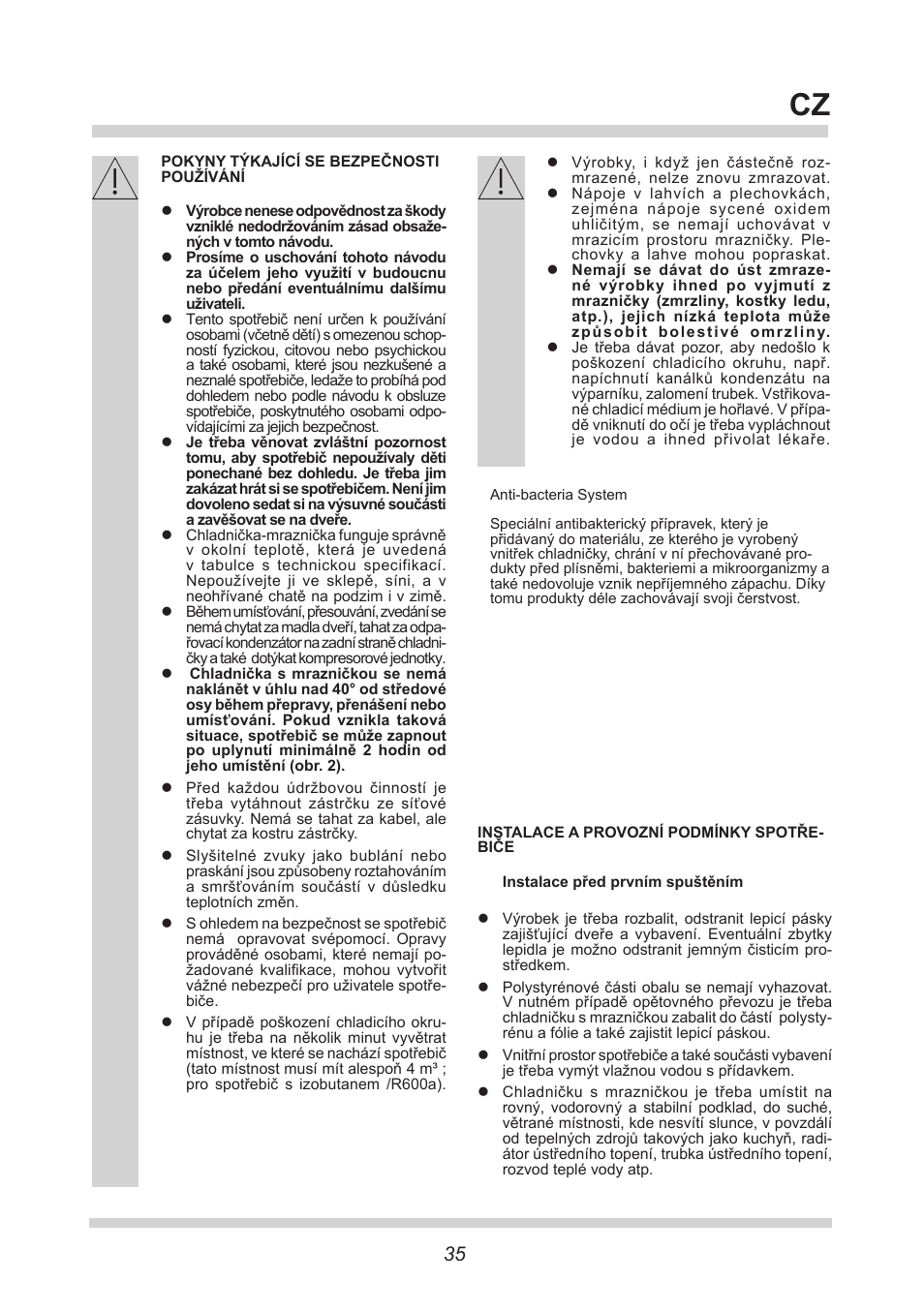 AMICA FK265.3 S AA / KGC 15416 Si User Manual | Page 35 / 76