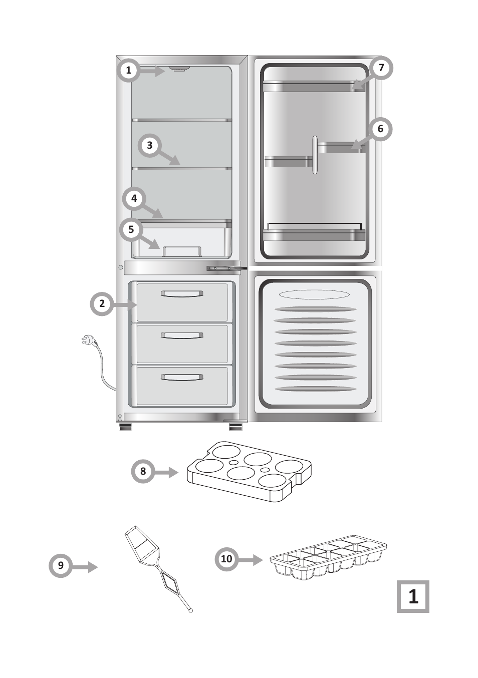 AMICA FK265.3 S AA / KGC 15416 Si User Manual | Page 4 / 76