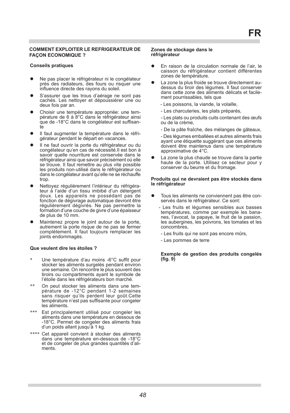 AMICA FK265.3 S AA / KGC 15416 Si User Manual | Page 48 / 76