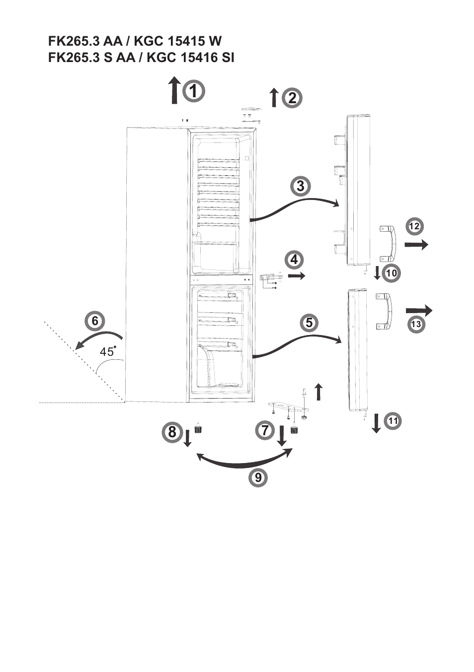 AMICA FK265.3 S AA / KGC 15416 Si User Manual | Page 74 / 76