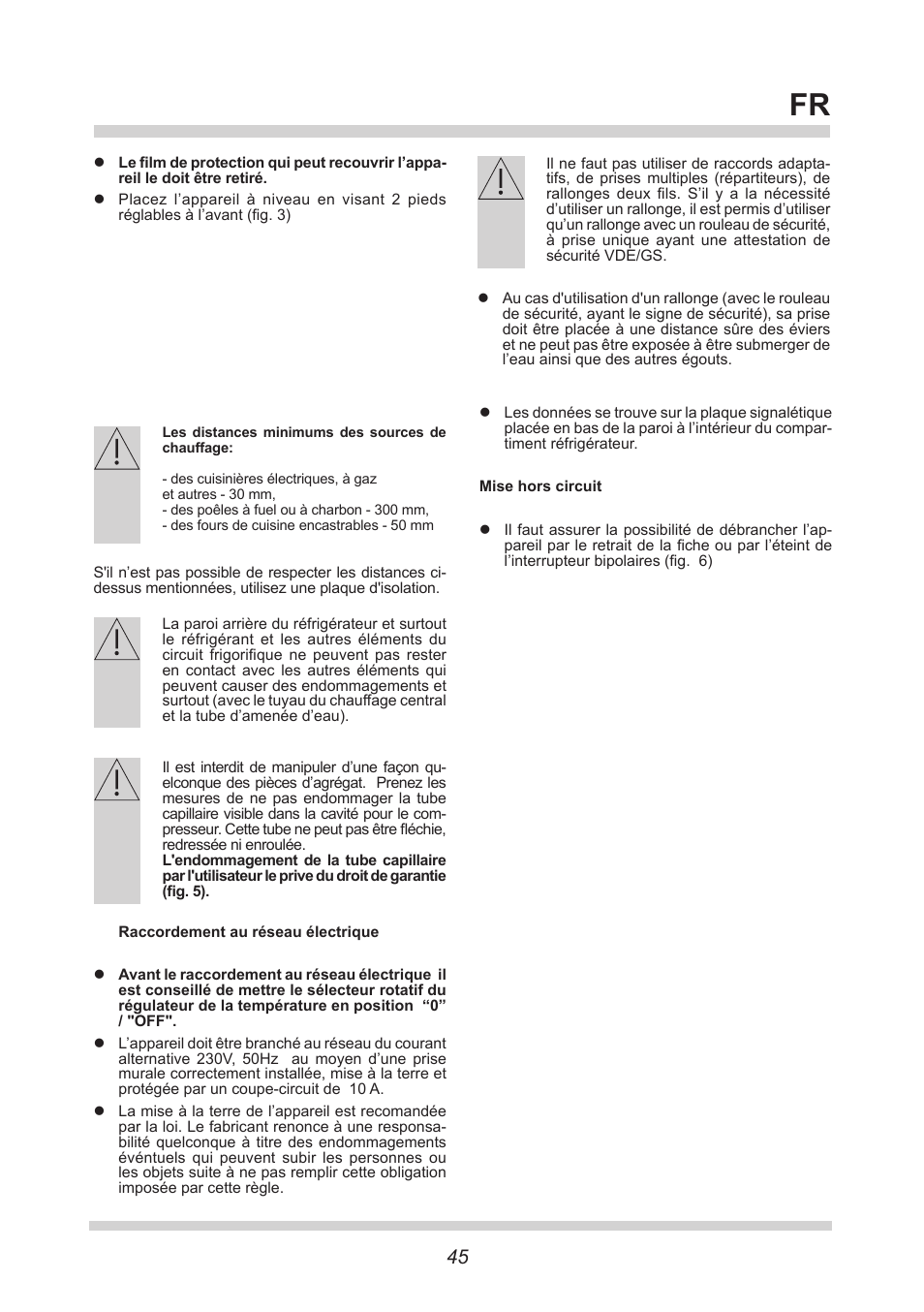 AMICA BK313.3 AA / EKGC 16177 User Manual | Page 45 / 72
