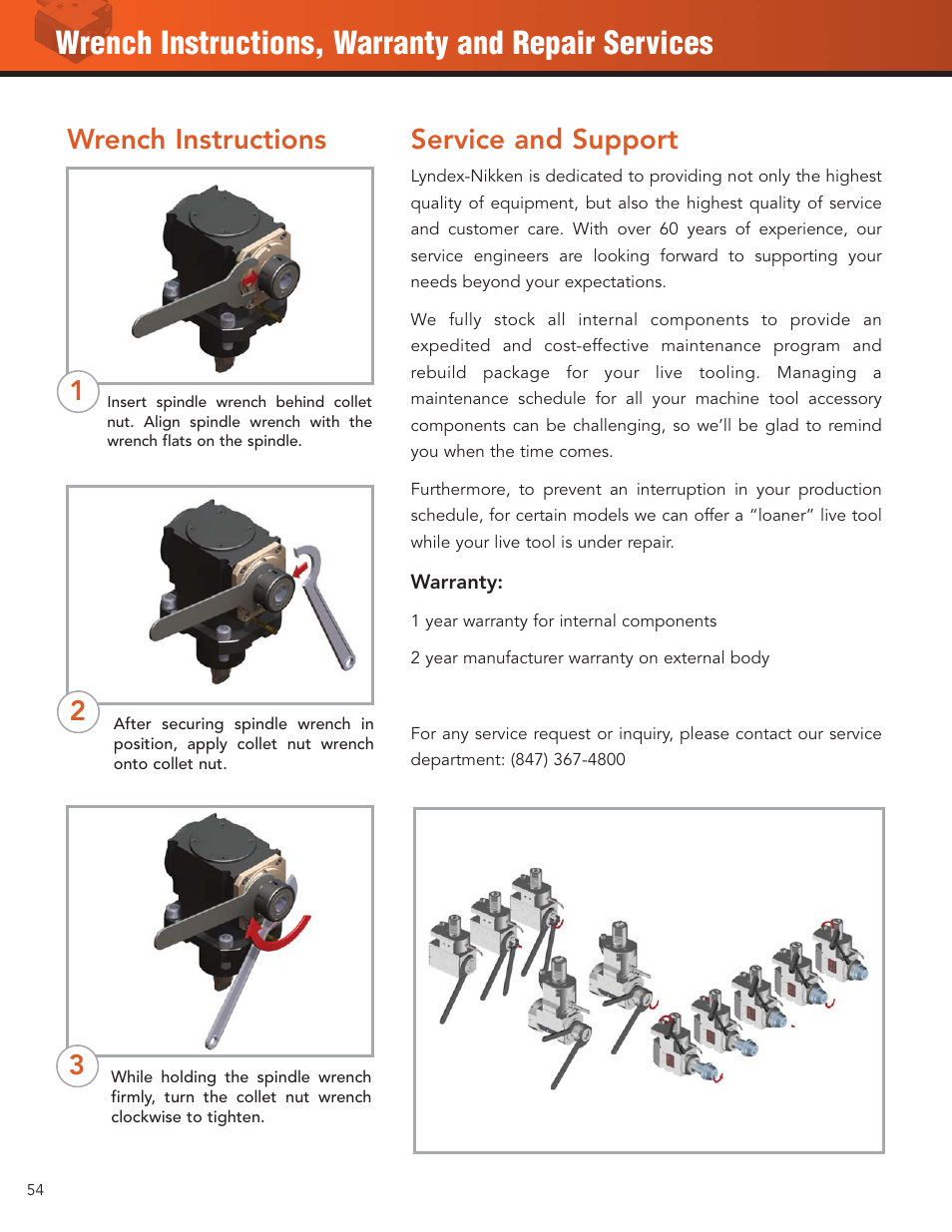 Lyndex-Nikken Wrench instructions User Manual | 1 page