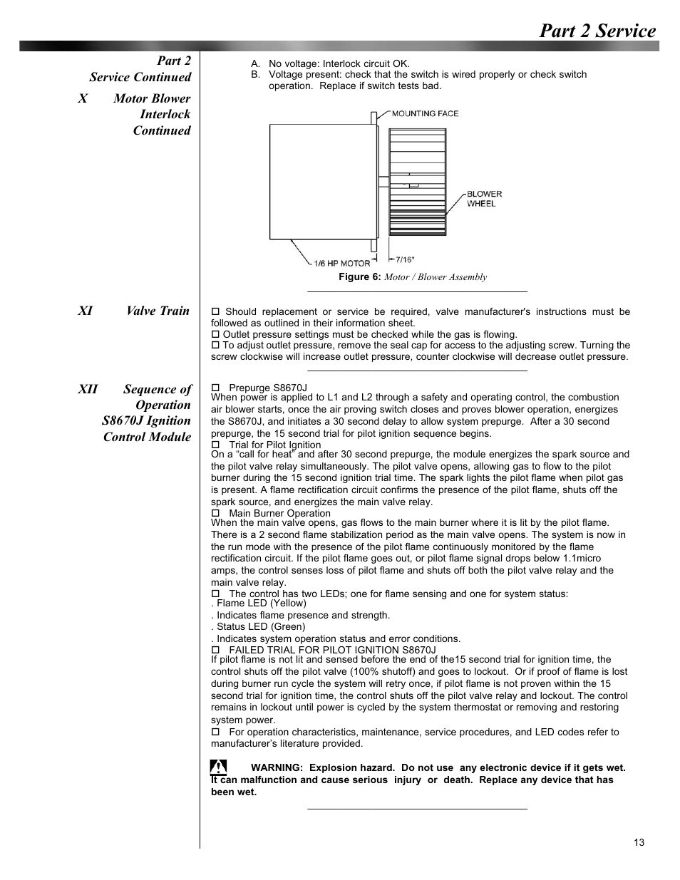 Part 2 service | Midco Economite RE4400B / RE4400BA User Manual | Page 13 / 16