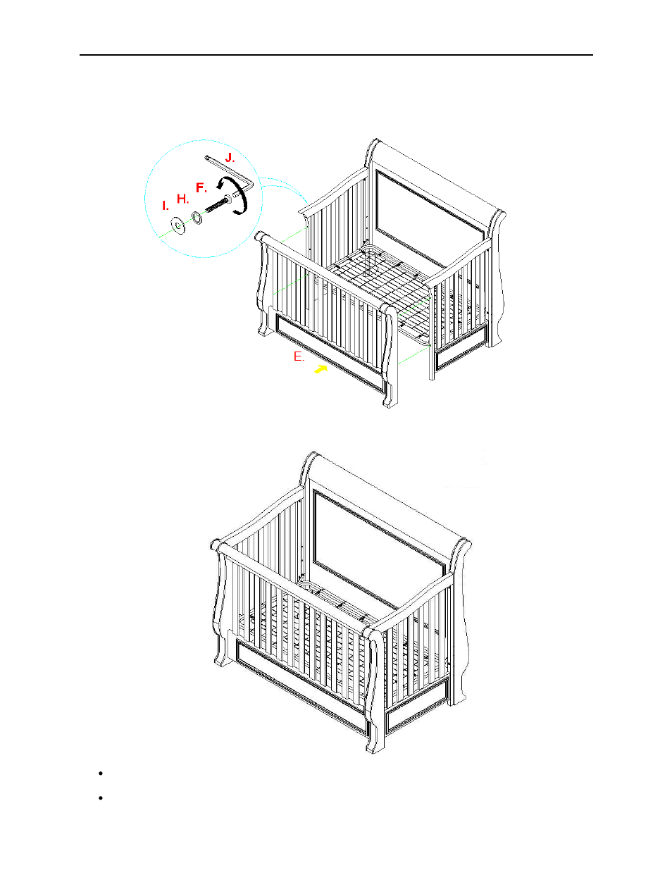 Legacy Classic Furniture Nursery Stage 4 Bed Rails 2830-8930 User Manual | Page 5 / 6