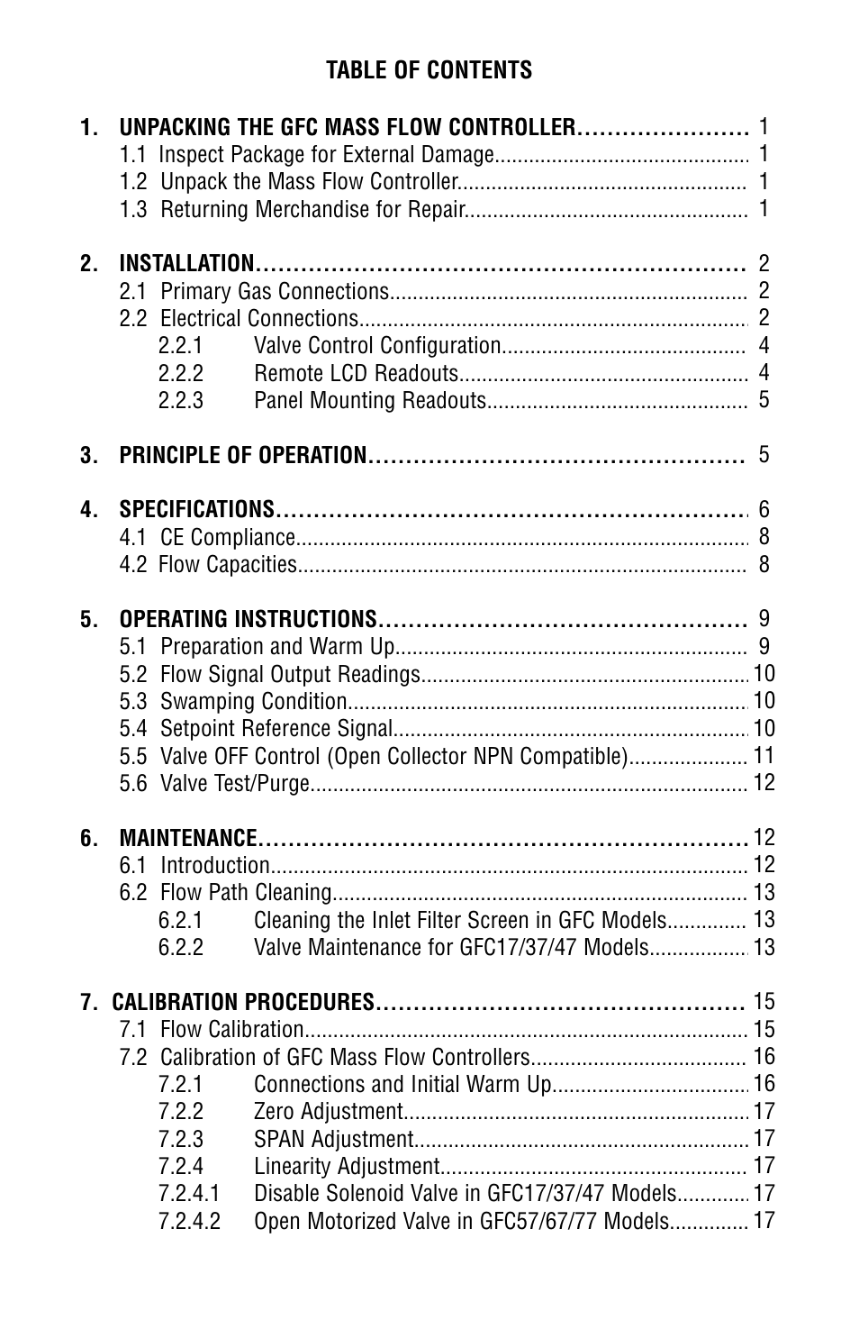 Aalborg GFC User Manual | Page 3 / 40