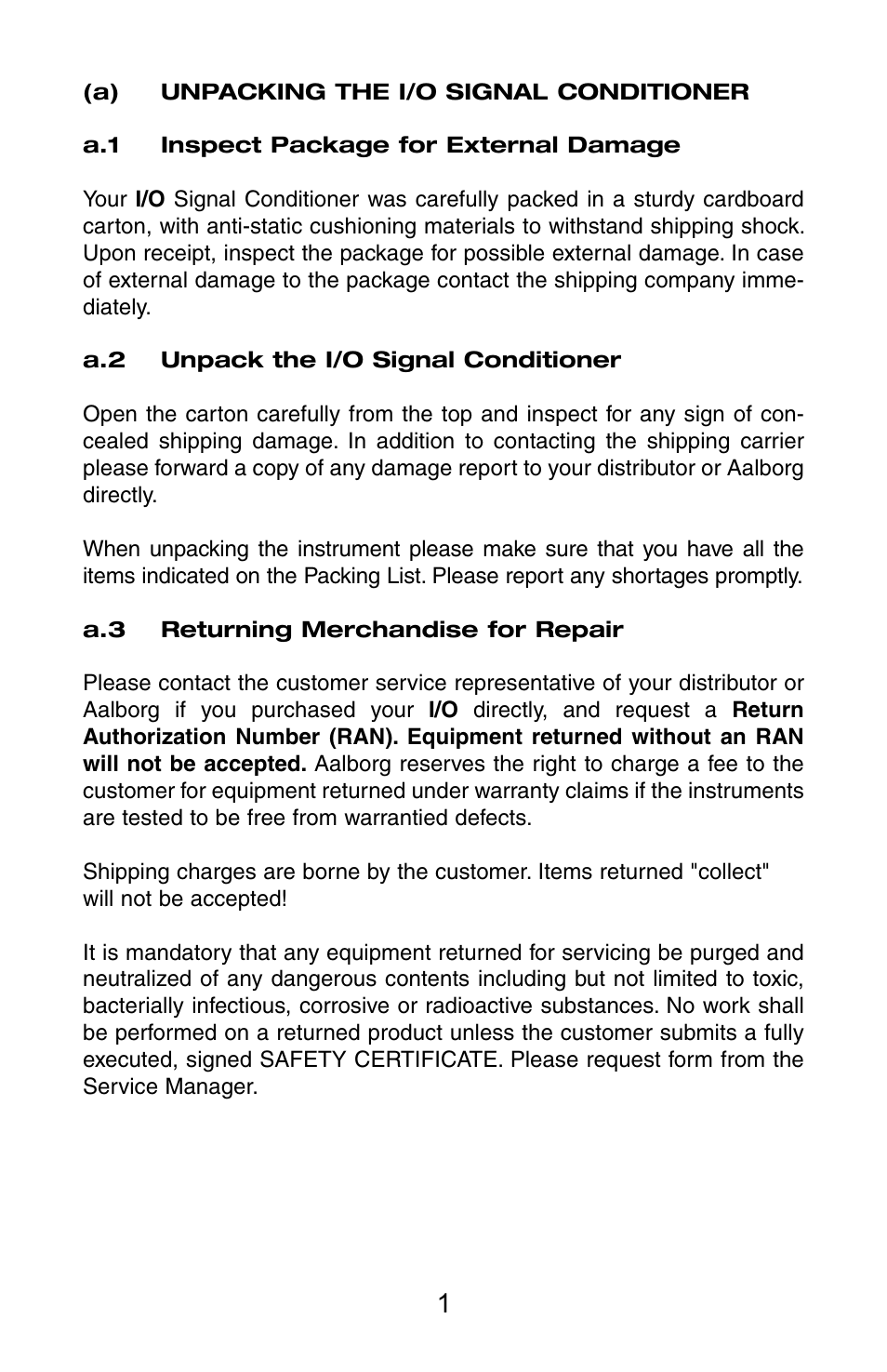 Aalborg I/O-485 User Manual | Page 4 / 16