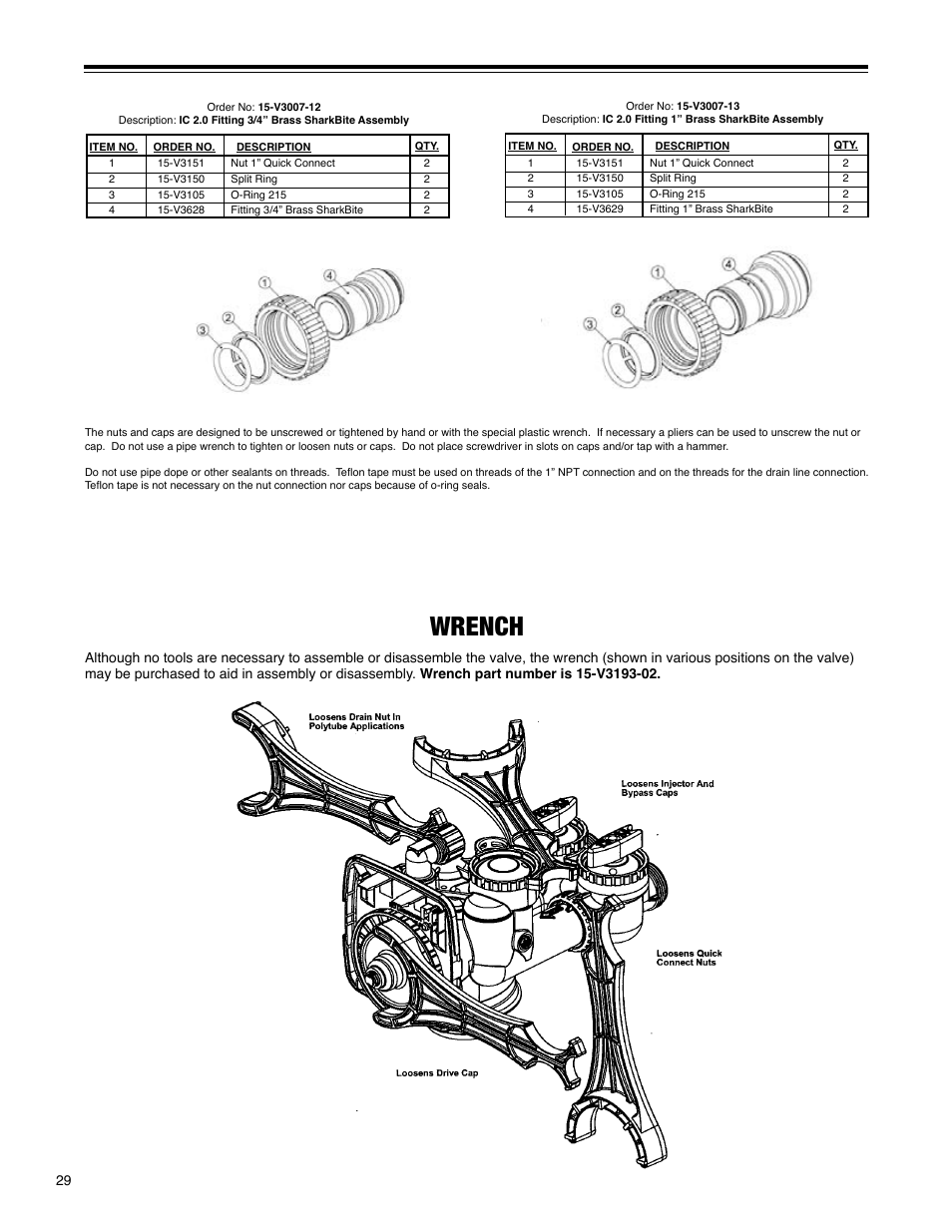 Wrench | Hellenbrand H-125 Series User Manual | Page 29 / 40