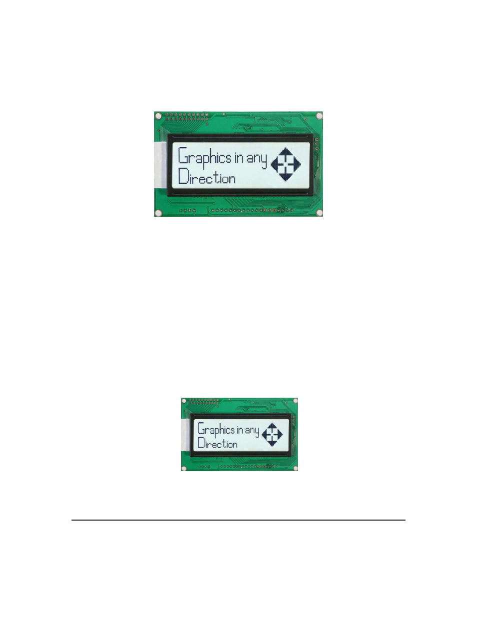 1getting started, 1 display options available | Matrix Orbital GLK12232-25-FGW User Manual | Page 6 / 66