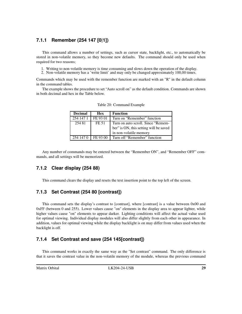 Matrix Orbital LK204-24-USB User Manual | Page 33 / 49