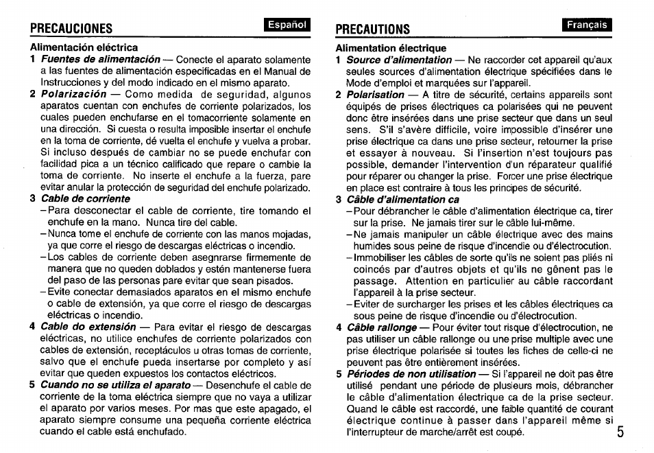 Aiwa FR-A308U User Manual | Page 5 / 20