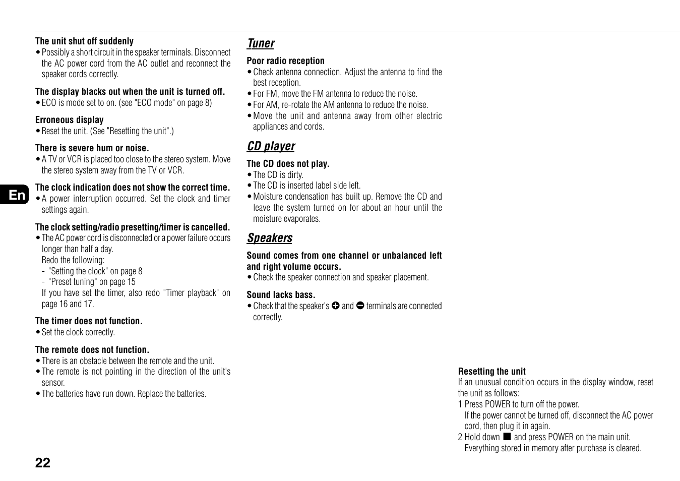 22 en | Aiwa BMZ-K1 User Manual | Page 22 / 46