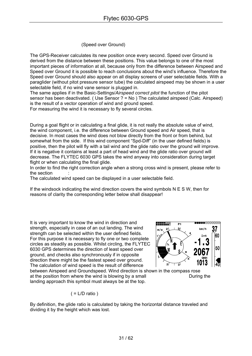 Flytec 6030 * User Manual | Page 31 / 62