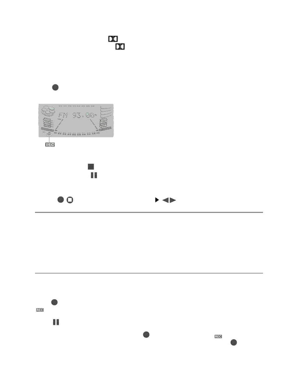 Sound adjustment during recording, Inserting blank spaces | Aiwa NSX-MTD9 User Manual | Page 36 / 66