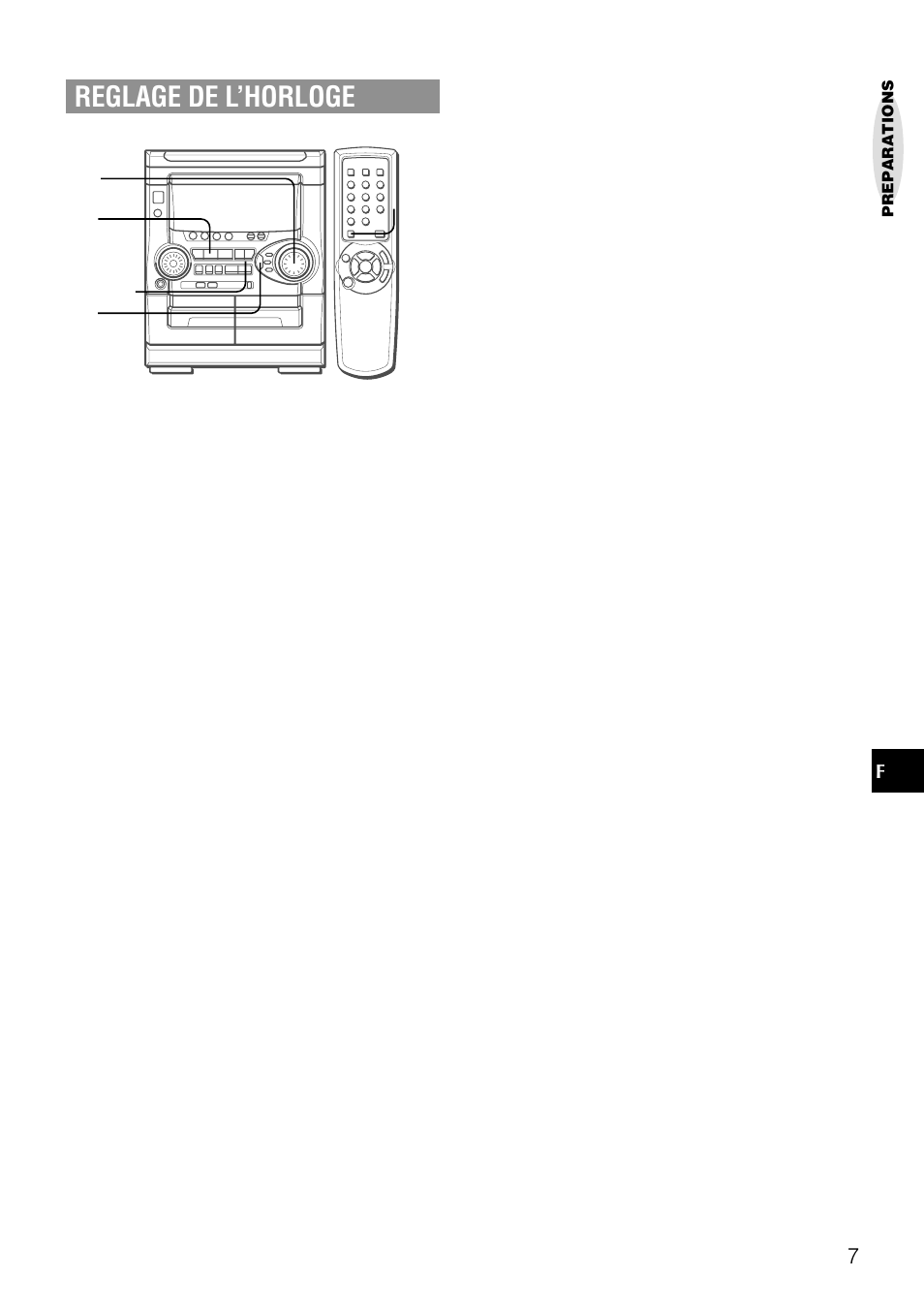Reglage de l’horloge | Aiwa NSX-AJ20 User Manual | Page 48 / 62