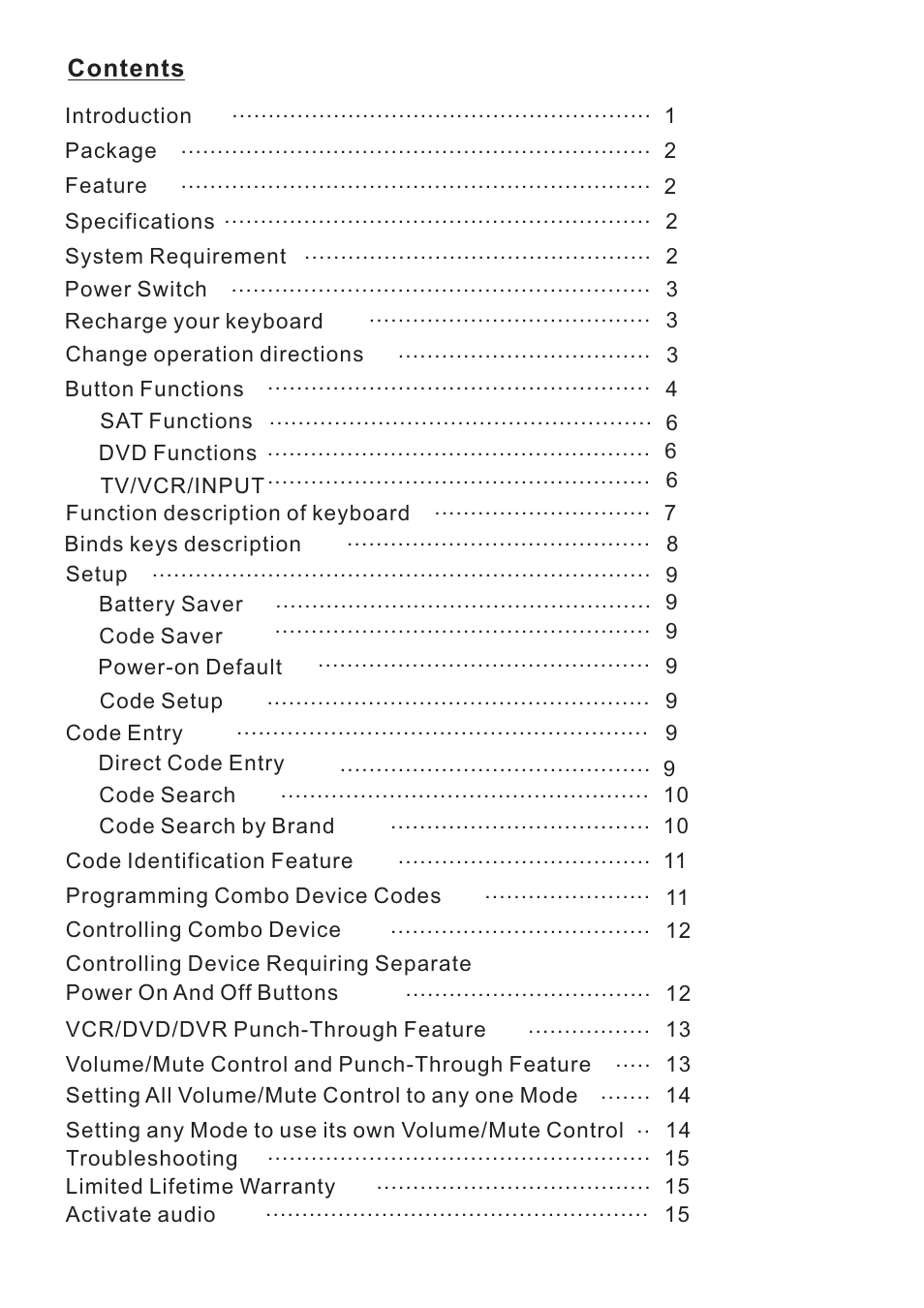 iPazzPort KP-810-19R/19VR User Manual | Page 2 / 18