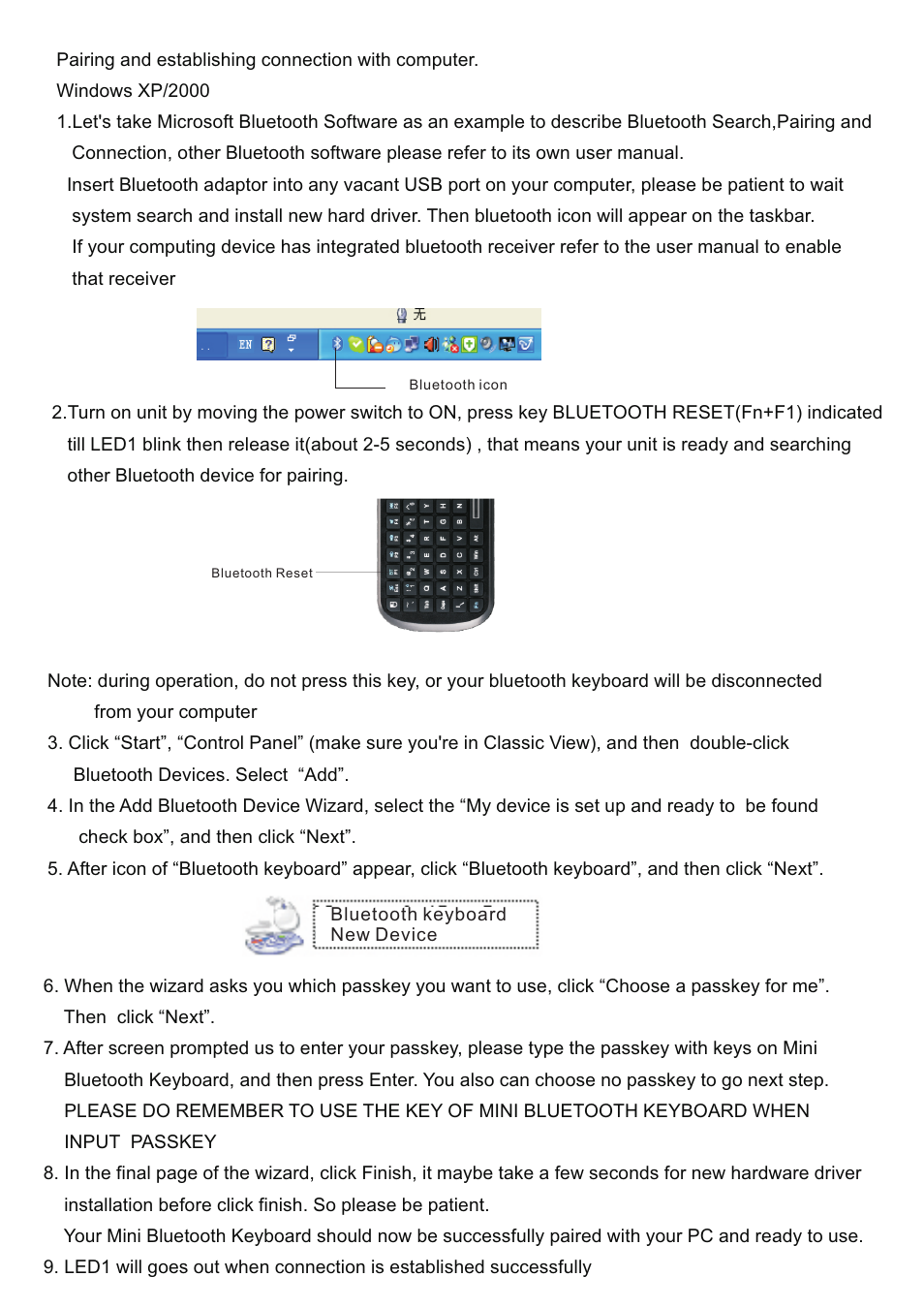 iPazzPort KP-810-19BTT User Manual | Page 5 / 18