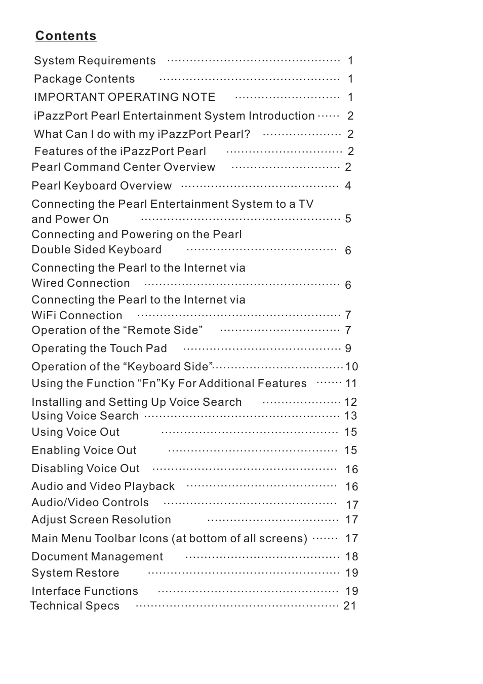 iPazzPort SY-20-19VC-0 User Manual | Page 2 / 22