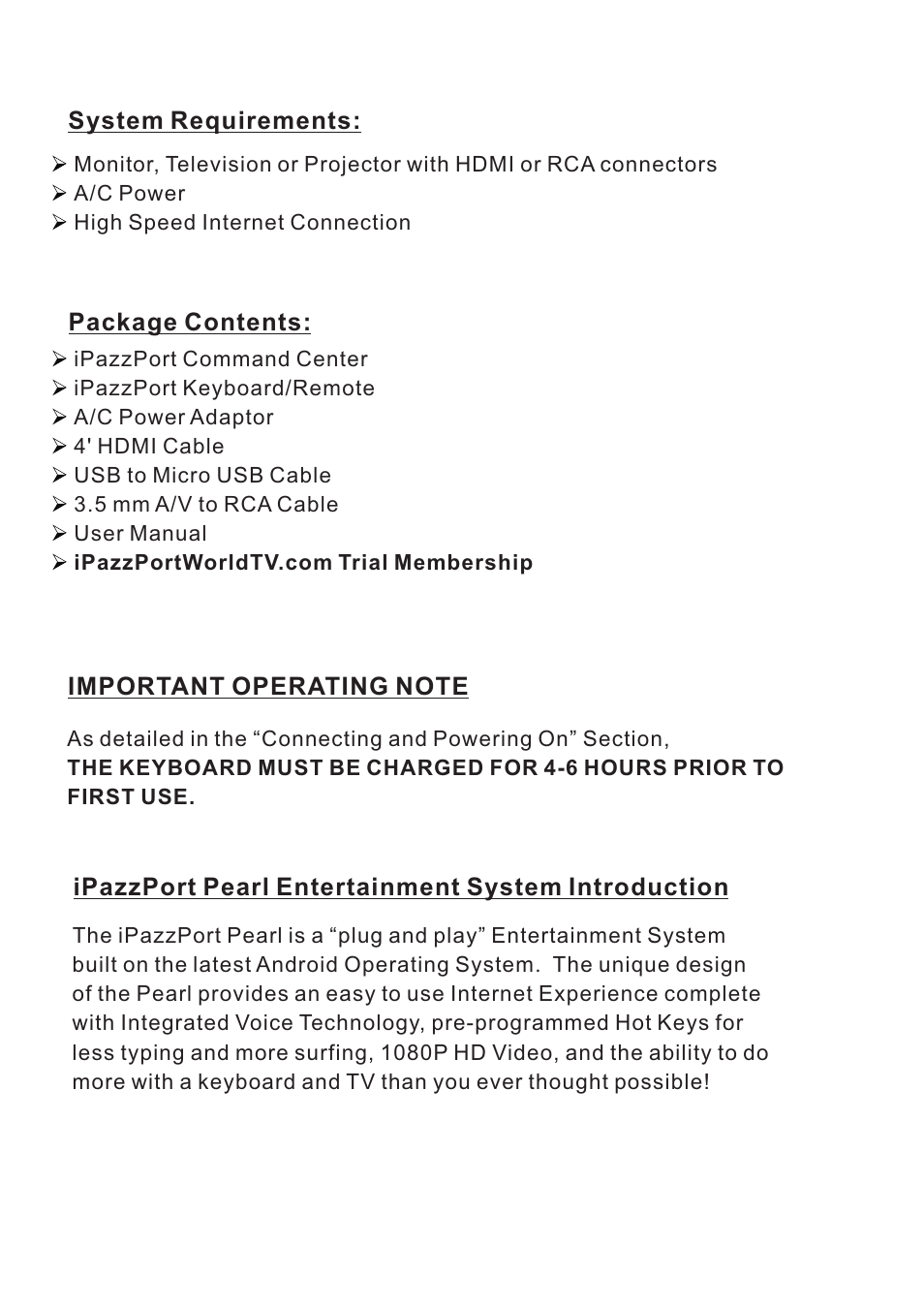 iPazzPort SY-20-19VC-0 User Manual | Page 3 / 22