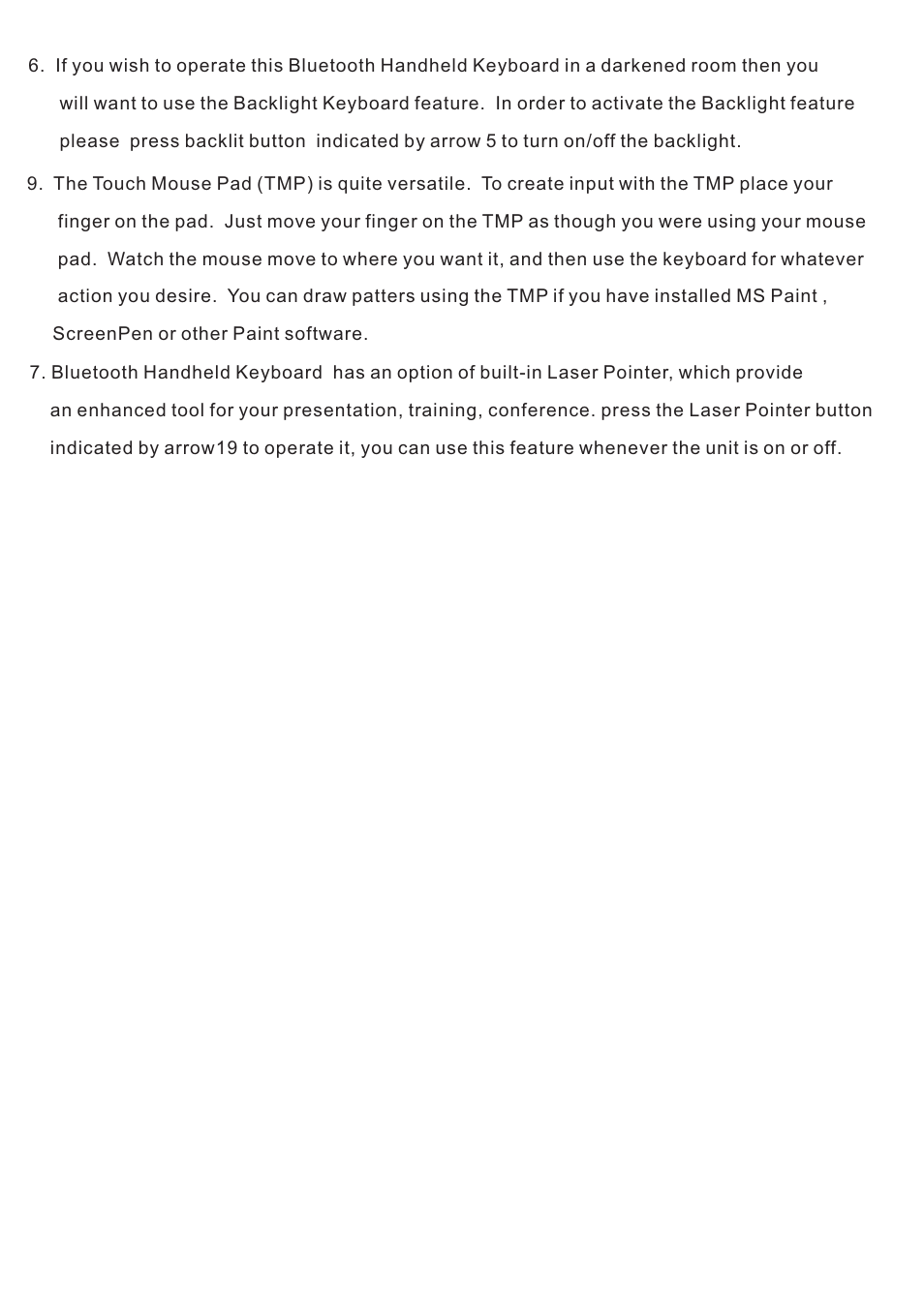 页 10 | iPazzPort KP-810-19BTT User Manual | Page 10 / 12
