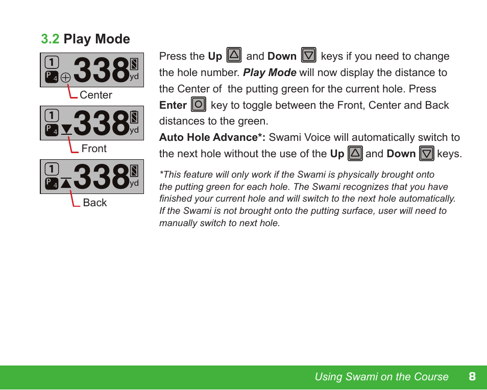 Izzo Golf swami-voice-golf-gps User Manual | Page 9 / 16