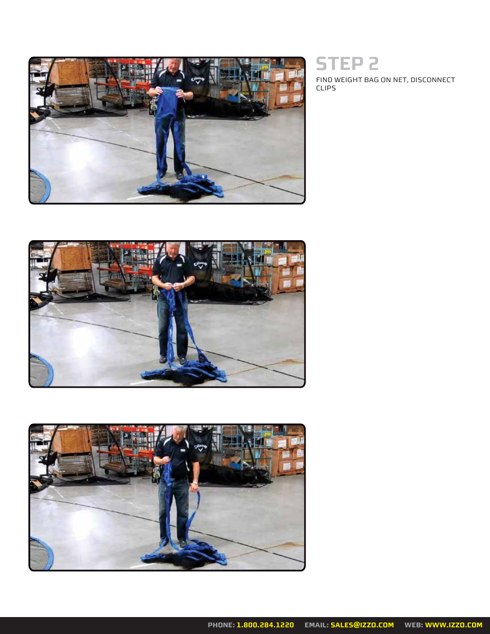 Izzo Golf home-on-the-range User Manual | Page 2 / 8