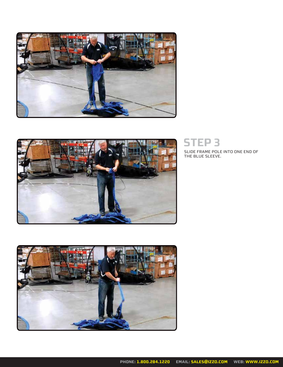 Izzo Golf home-on-the-range User Manual | Page 3 / 8