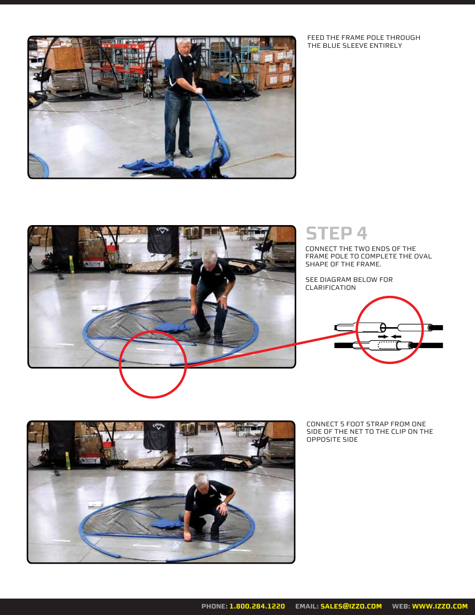 Izzo Golf home-on-the-range User Manual | Page 4 / 8