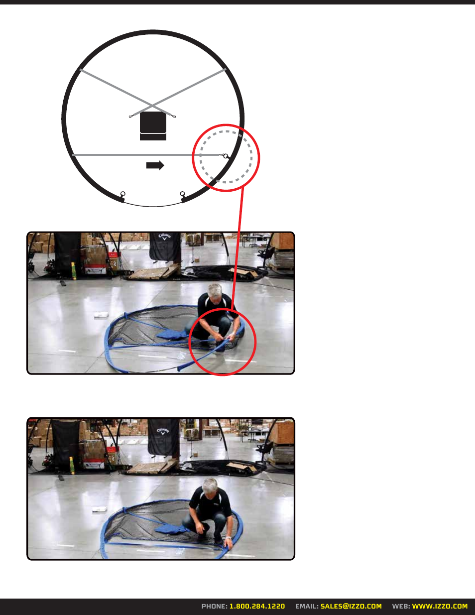 Izzo Golf home-on-the-range User Manual | Page 5 / 8