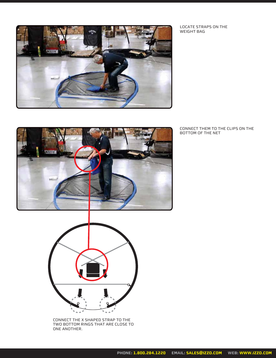 Izzo Golf home-on-the-range User Manual | Page 6 / 8