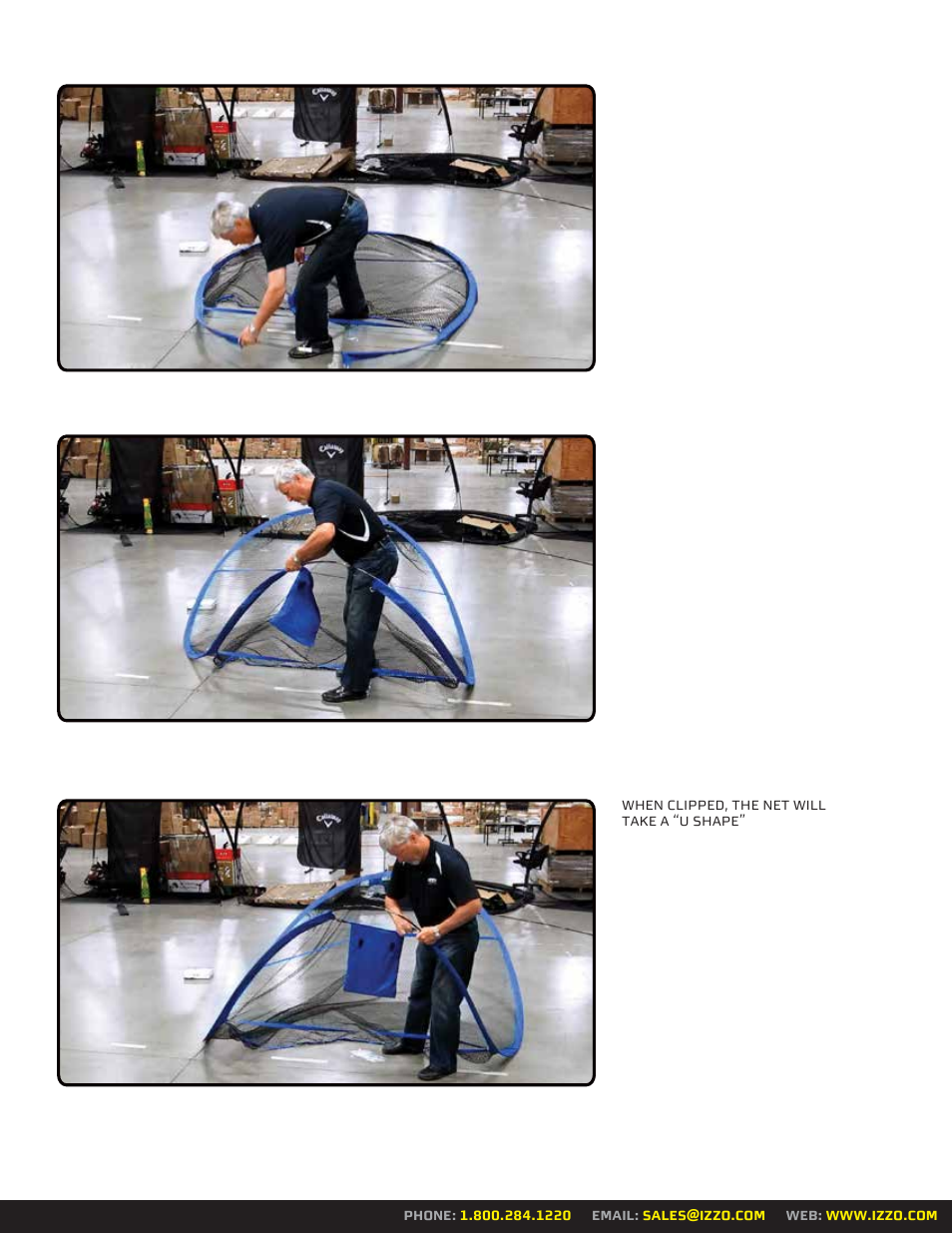 Izzo Golf home-on-the-range User Manual | Page 7 / 8